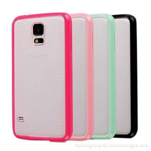 PC Case for Samsung S5, with Colorful TPU Border